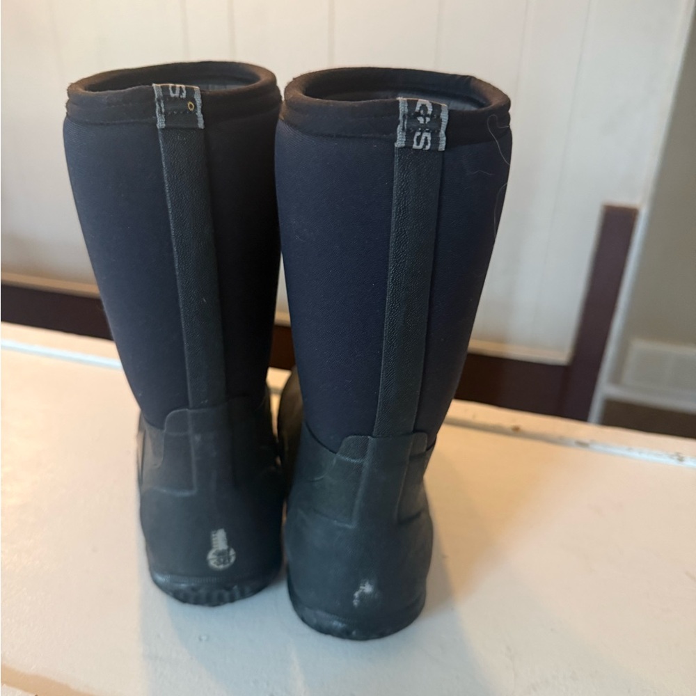 Bogs kids Tall Black Rain Boots